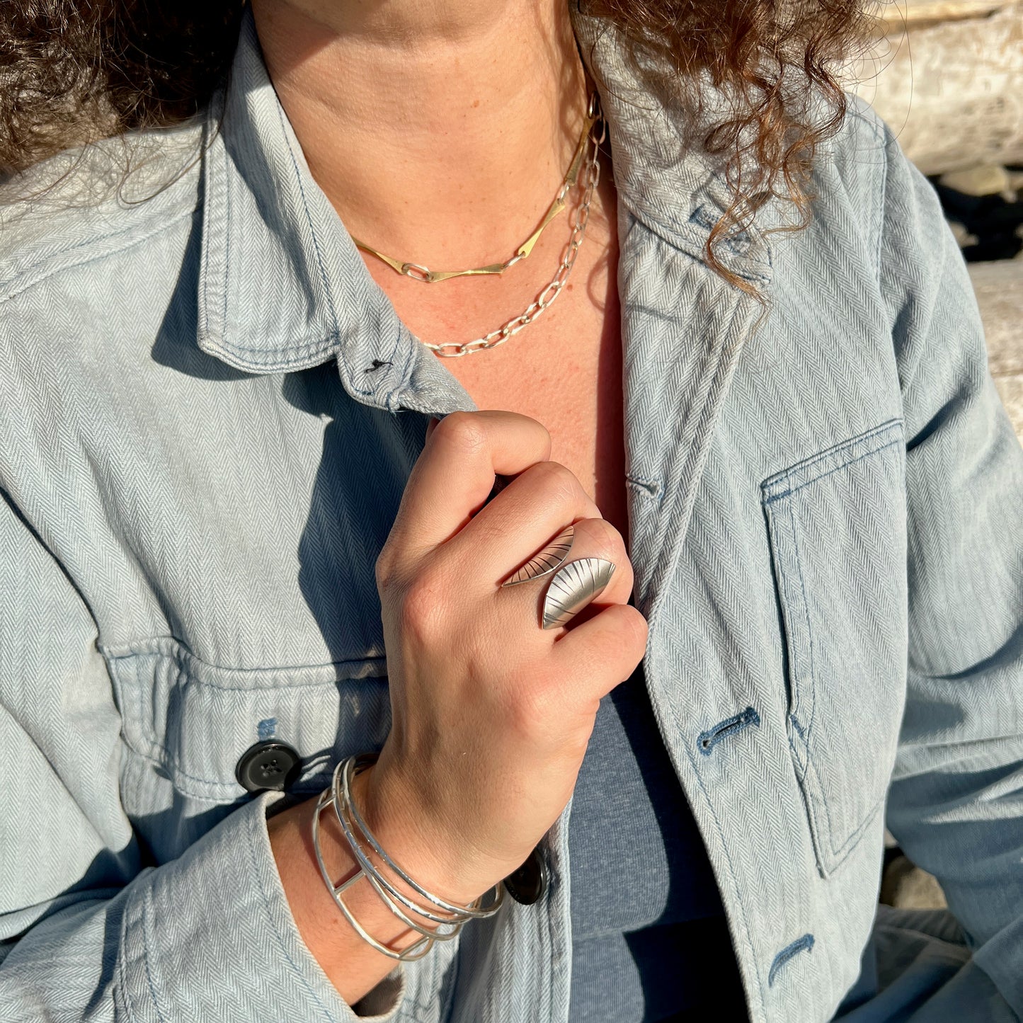 NEW! Pierced, Hammered, Stamped: Negative Space Adjustable Rings - 5 hours