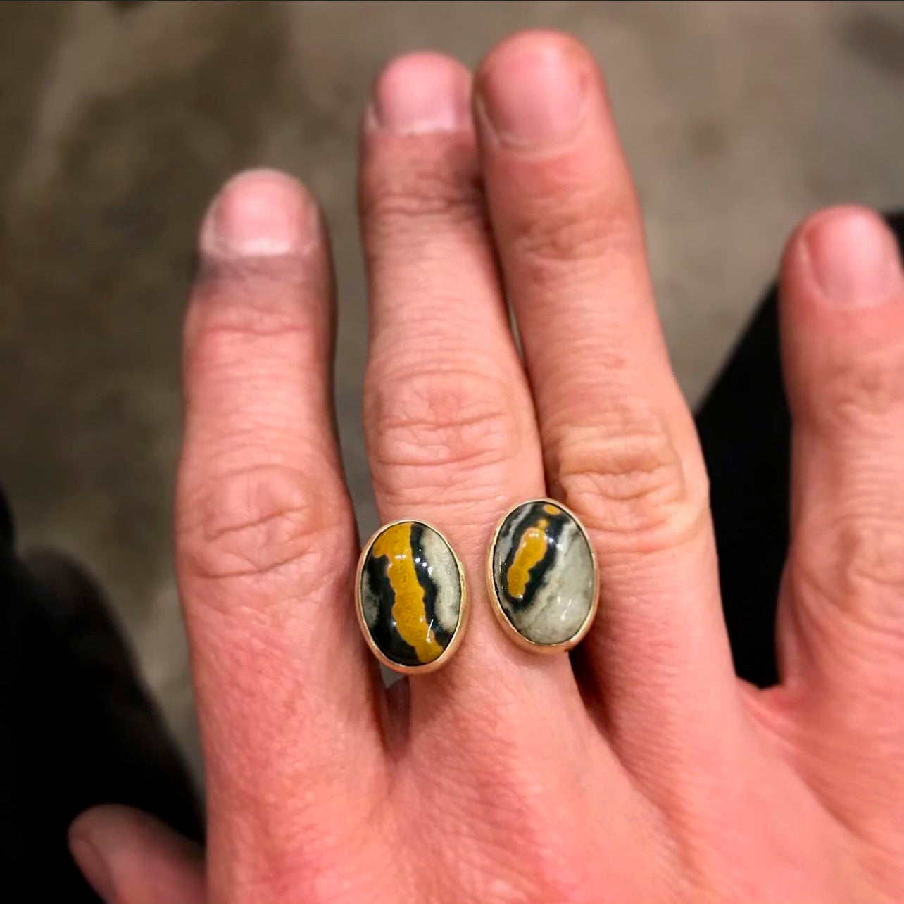 NEW! Seeing Double: Open Ring with Two Stones - 6 -7 hours