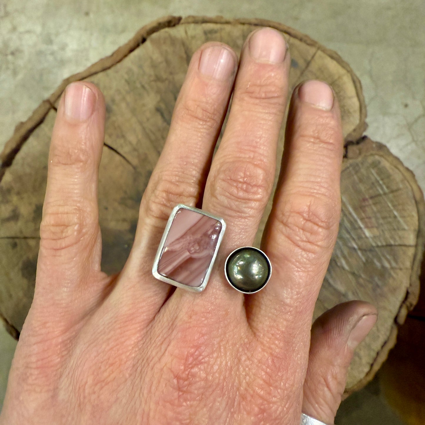 NEW! Seeing Double: Open Ring with Two Stones - 6 -7 hours