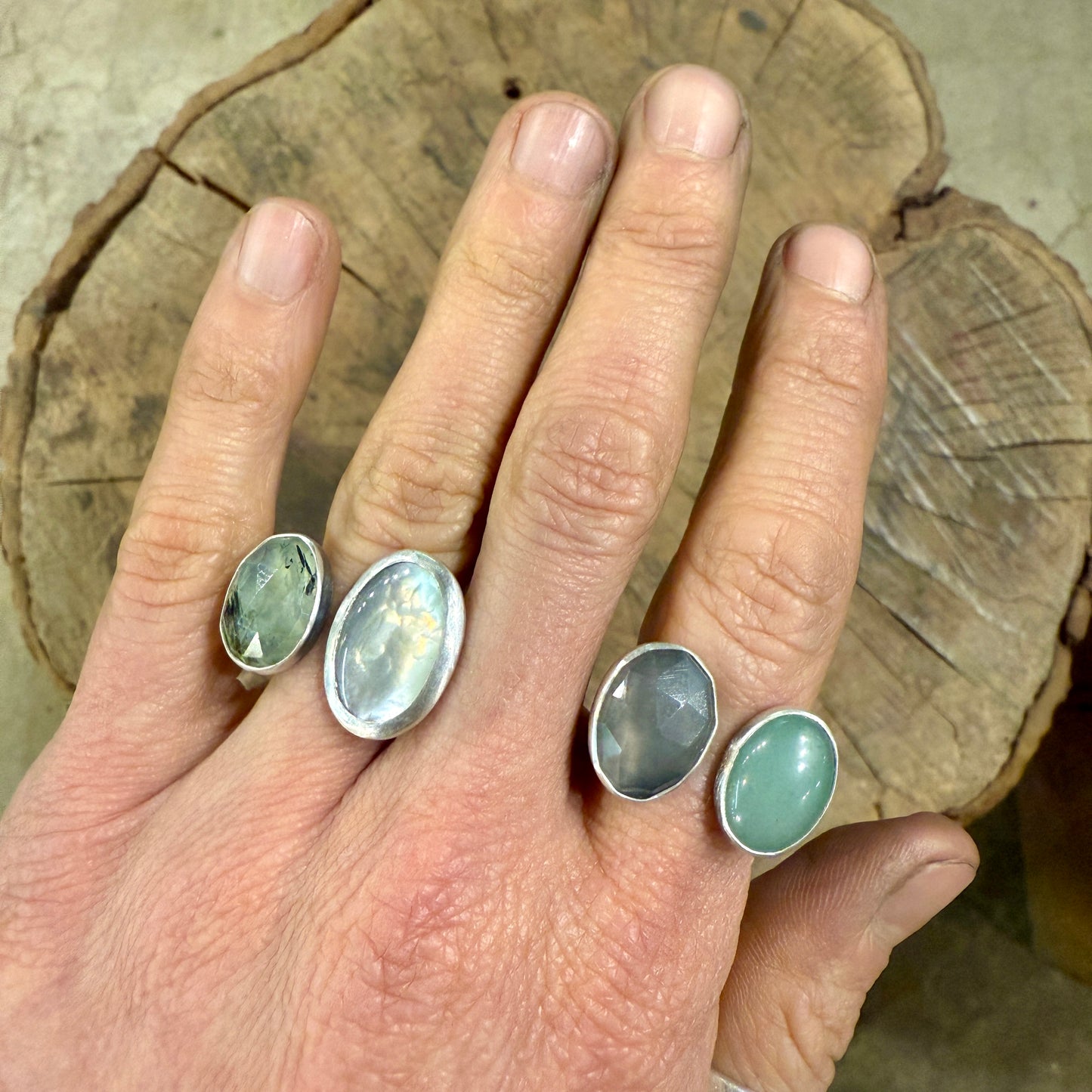 NEW! Seeing Double: Open Ring with Two Stones - 6 -7 hours
