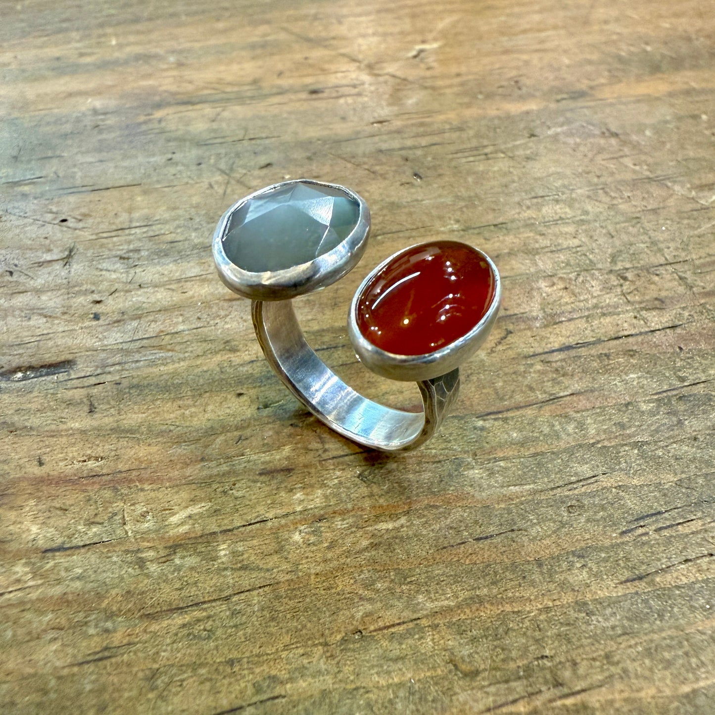 NEW! Seeing Double: Open Ring with Two Stones - 6 -7 hours