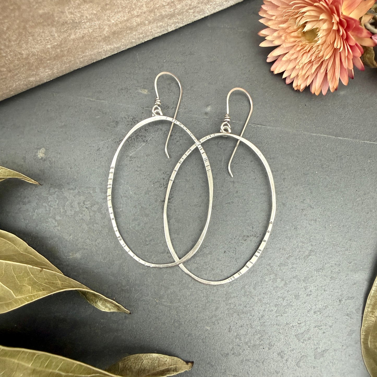 Oval Window Earrings - Variation 2
