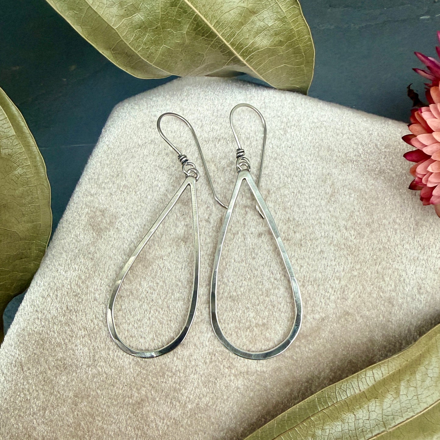 Teardrop Window Earrings