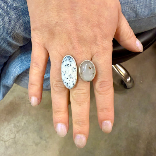 NEW! Seeing Double: Open Ring with Two Stones - 6 -7 hours