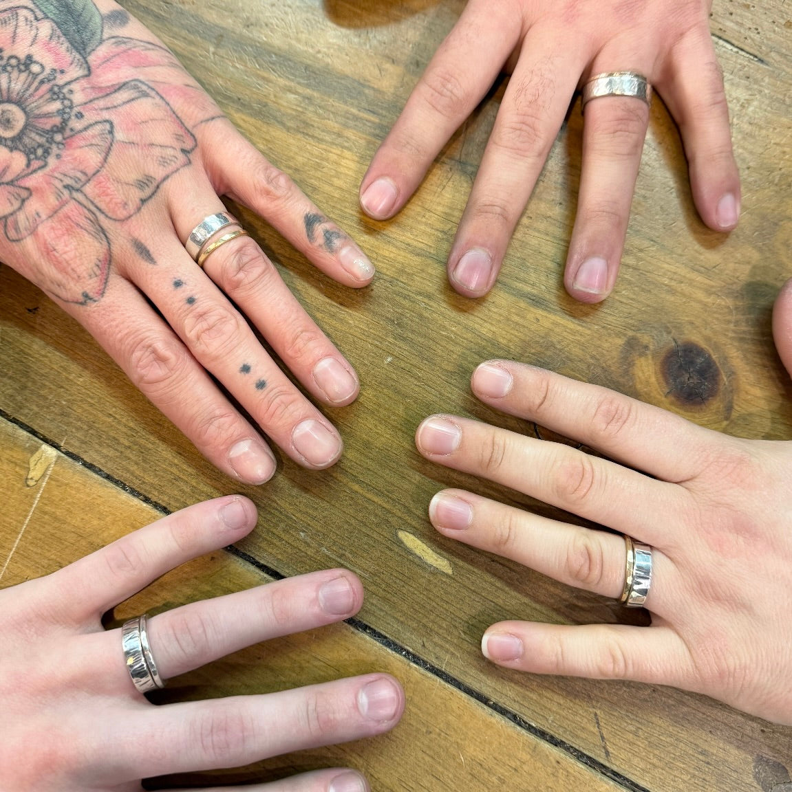 Stacking Rings and Wide Band Rings - 3 hours