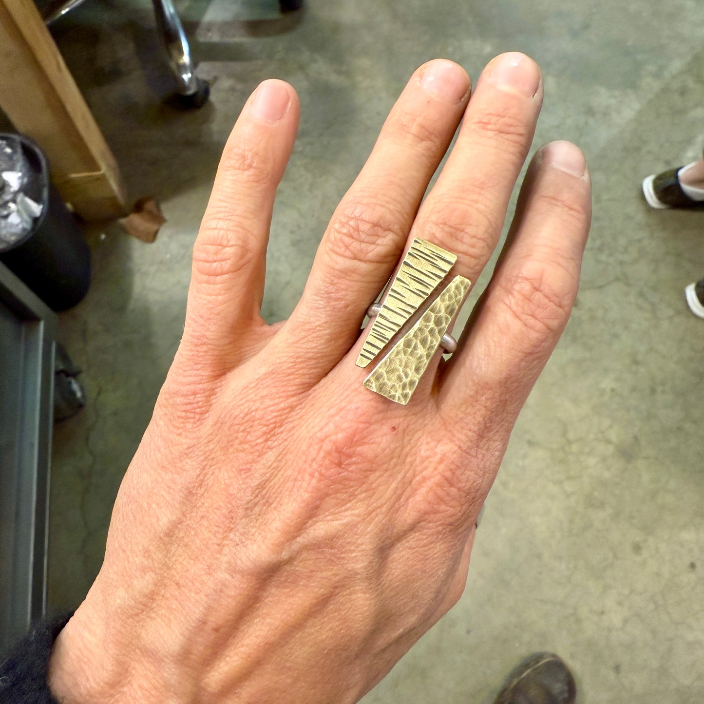 NEW! Pierced, Hammered, Stamped: Negative Space Adjustable Rings - 5 hours