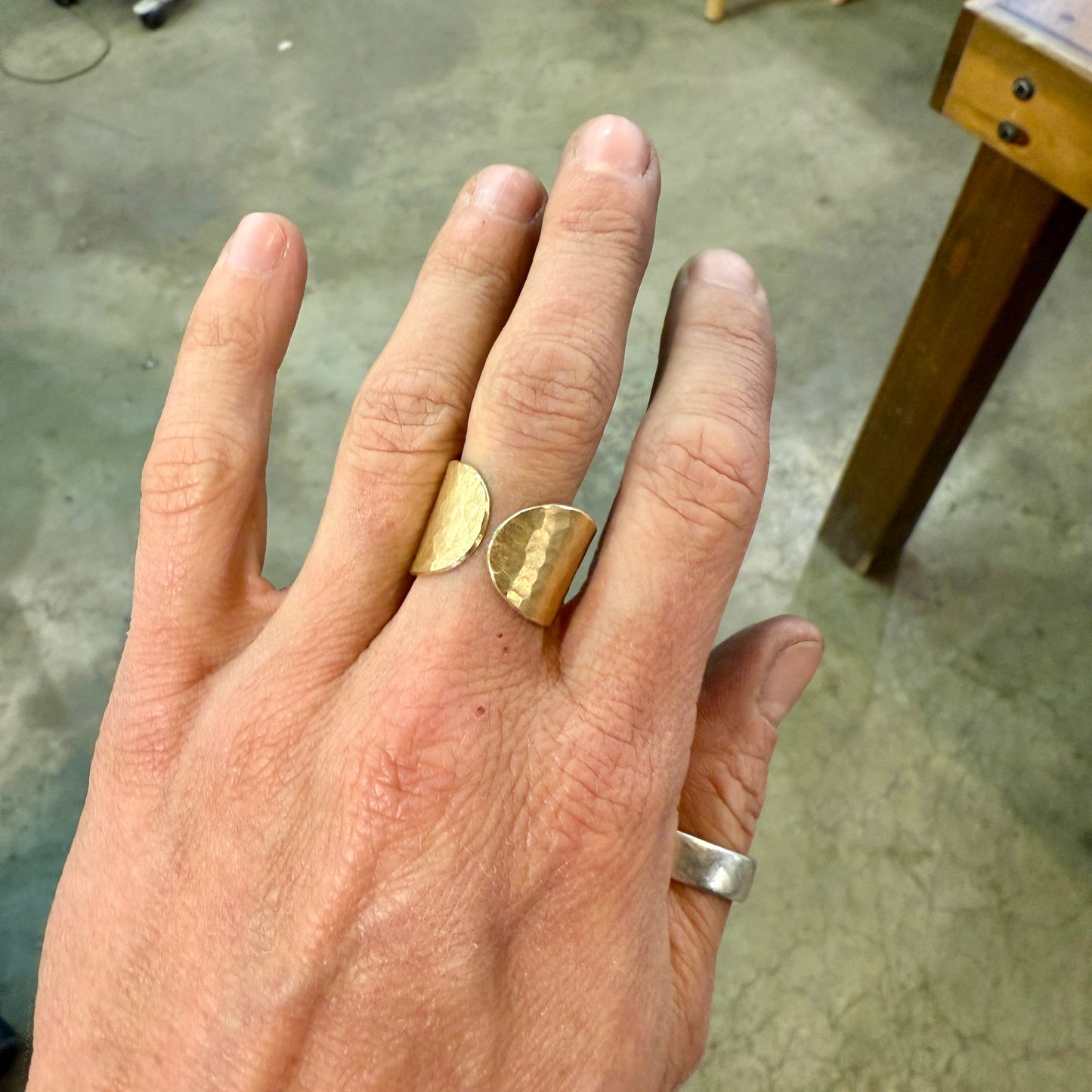 NEW! Pierced, Hammered, Stamped: Negative Space Adjustable Rings - 5 hours