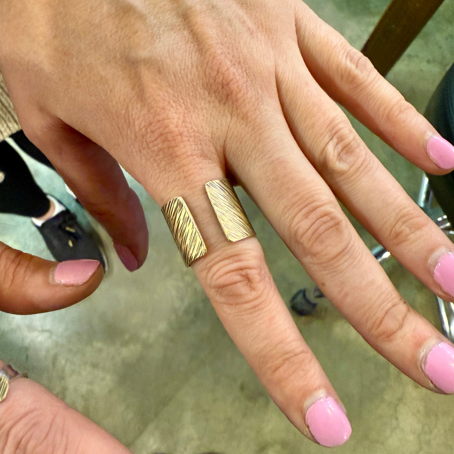 NEW! Pierced, Hammered, Stamped: Negative Space Adjustable Rings - 5 hours