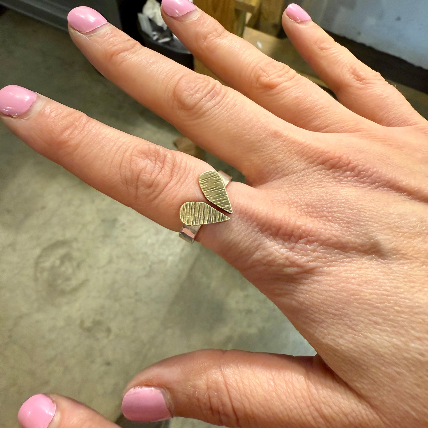 NEW! Pierced, Hammered, Stamped: Negative Space Adjustable Rings - 5 hours