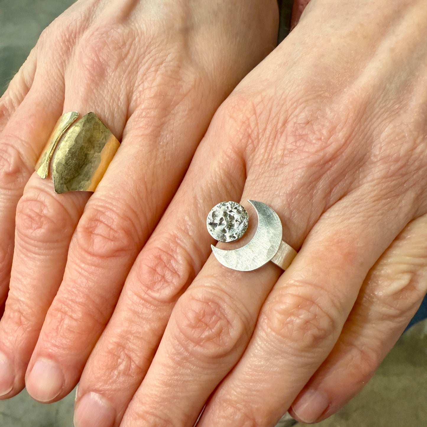 NEW! Pierced, Hammered, Stamped: Negative Space Adjustable Rings - 5 hours