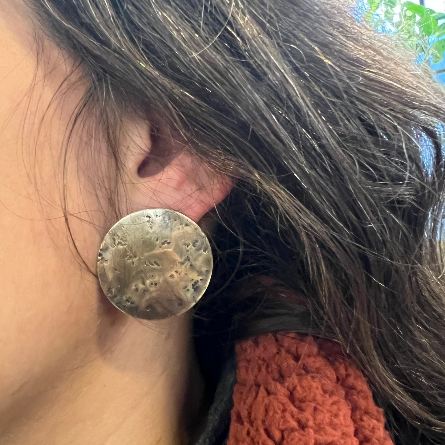 Hand Forged Hoops and Stud Earrings - 4 hours