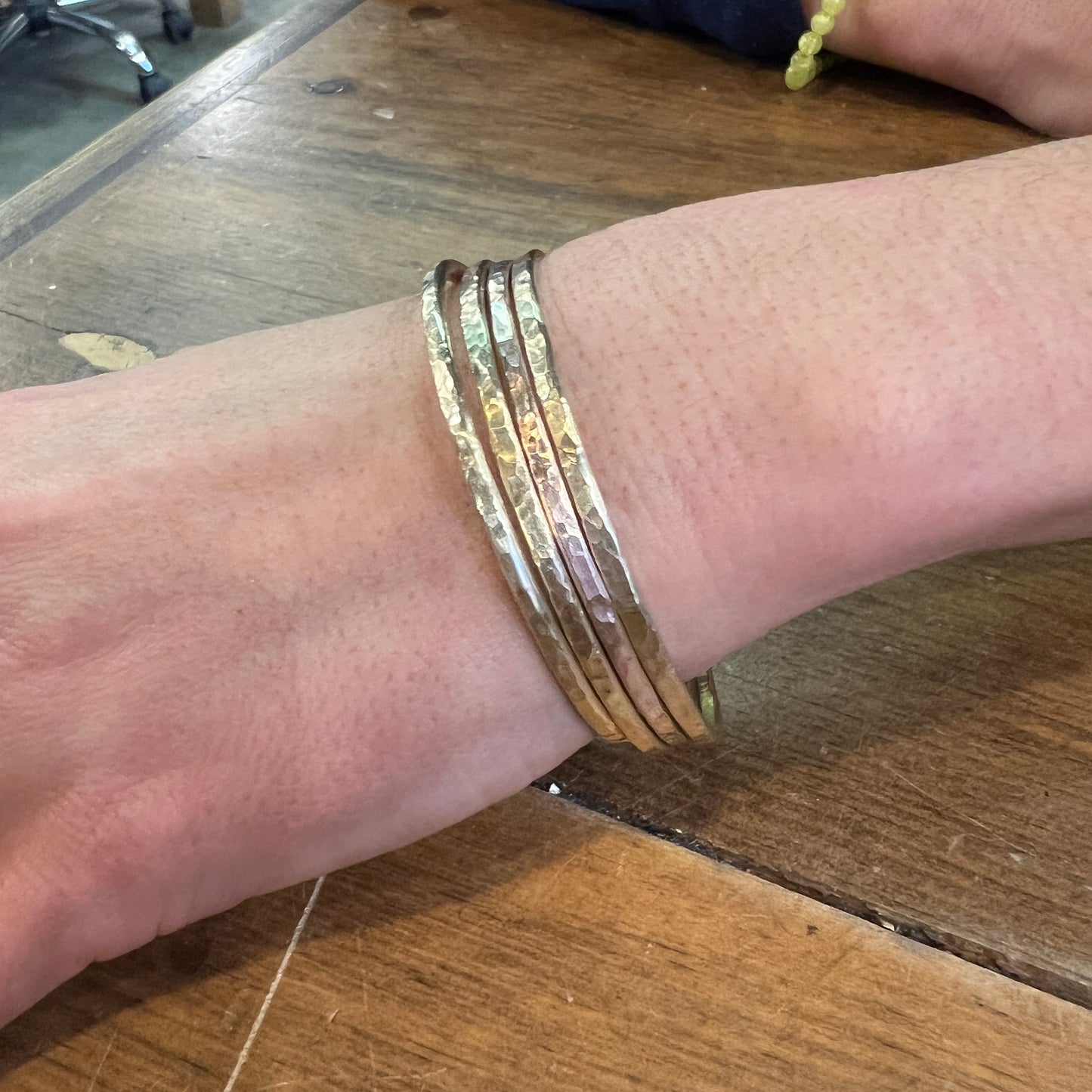 Hammered Bangles and Cuffs - 3.5 hours