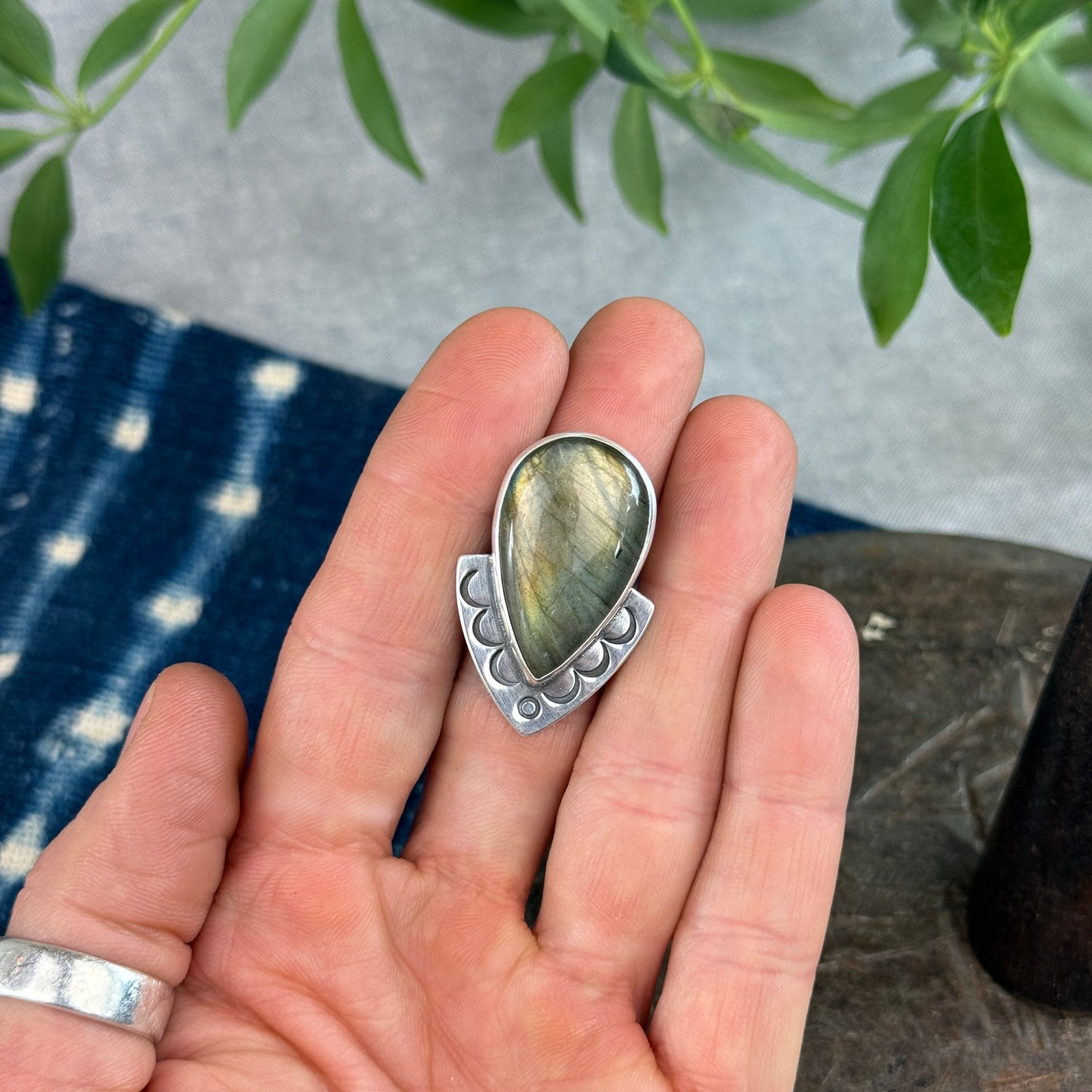Labradorite Ring - Size 6