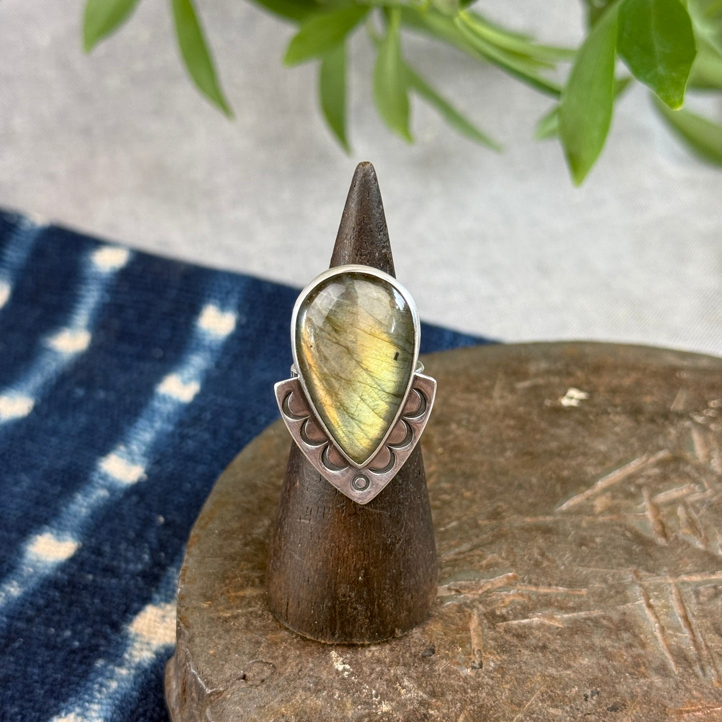 Labradorite Ring - Size 6