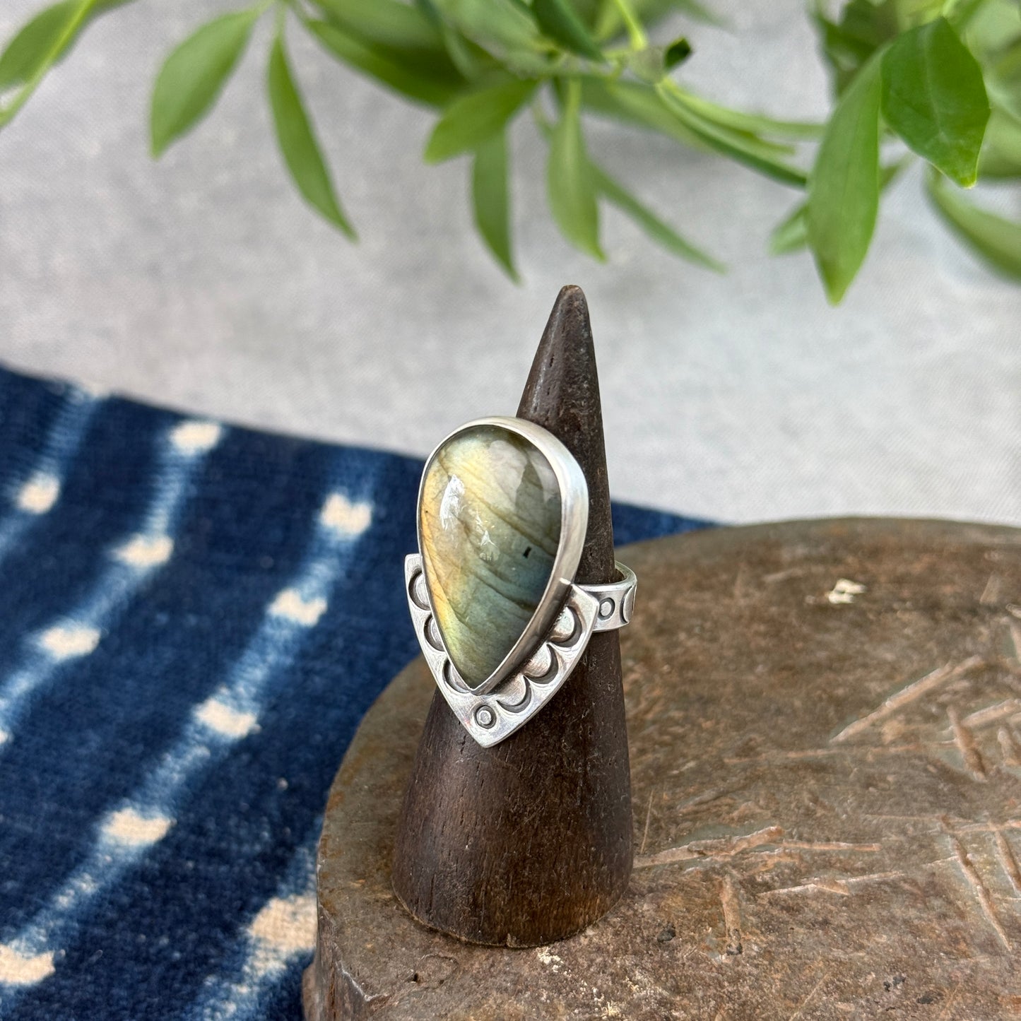 Labradorite Ring - Size 6