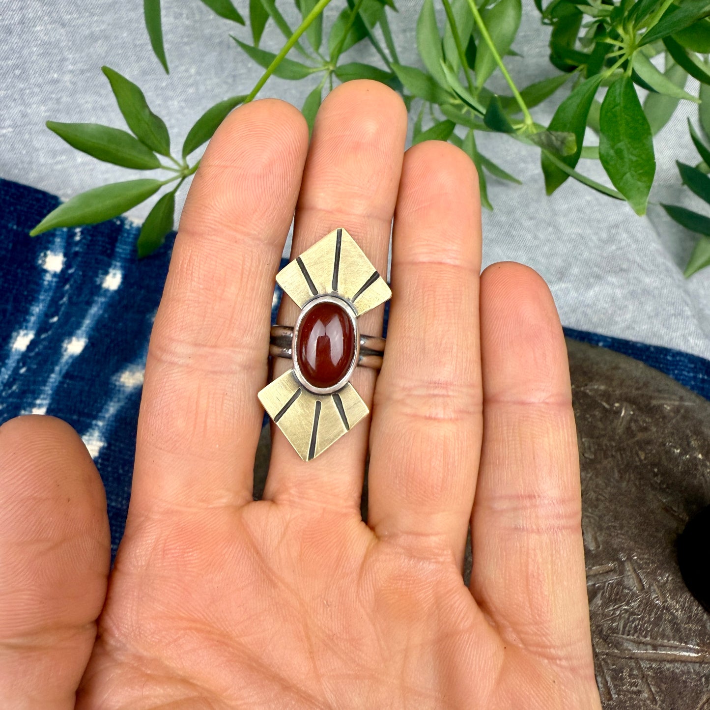Carnelian Ring - Size 7.5