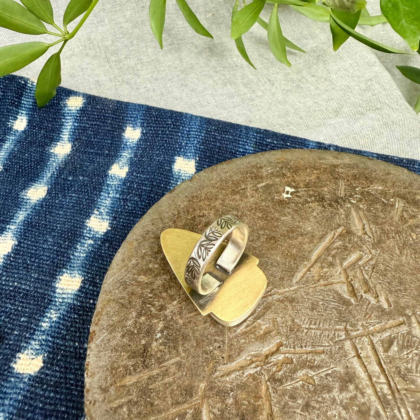 Seraphinite Ring - Size 9