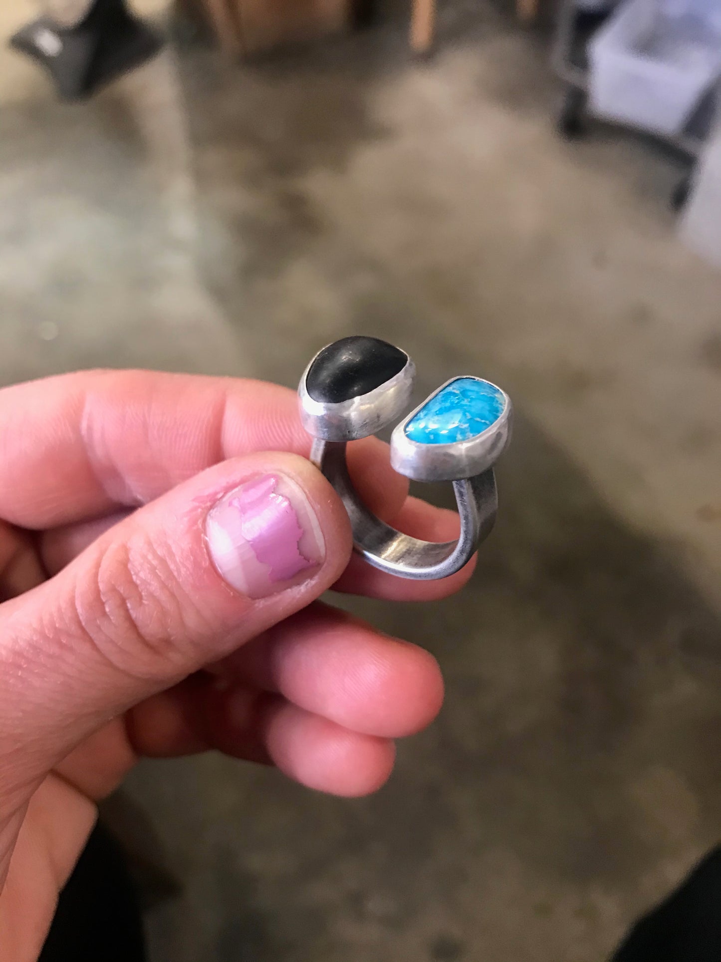 NEW! Seeing Double: Open Ring with Two Stones - 6 -7 hours