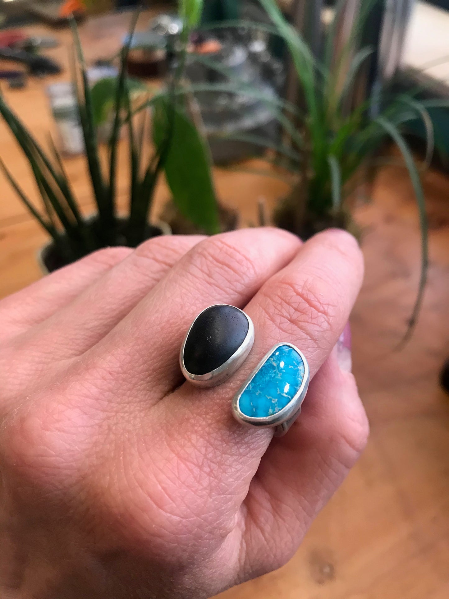 NEW! Seeing Double: Open Ring with Two Stones - 6 -7 hours