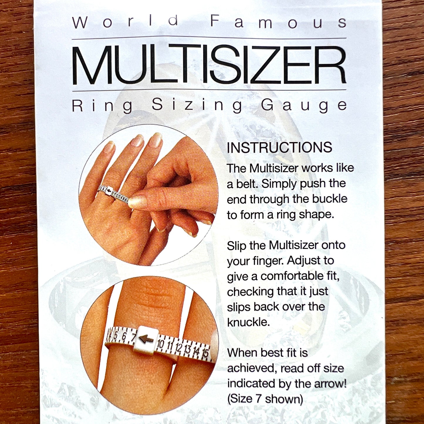 Plastic Ring Sizer