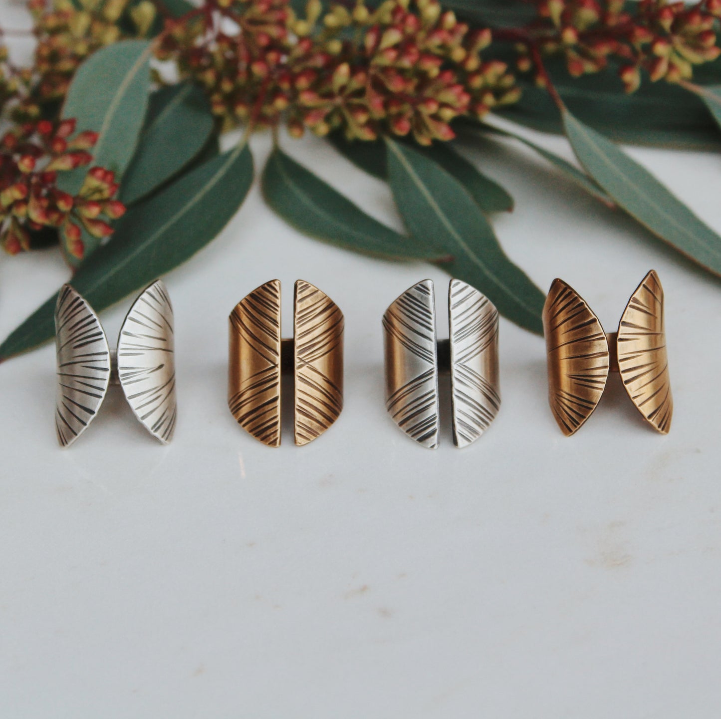 NEW! Pierced, Hammered, Stamped: Negative Space Adjustable Rings - 5 hours