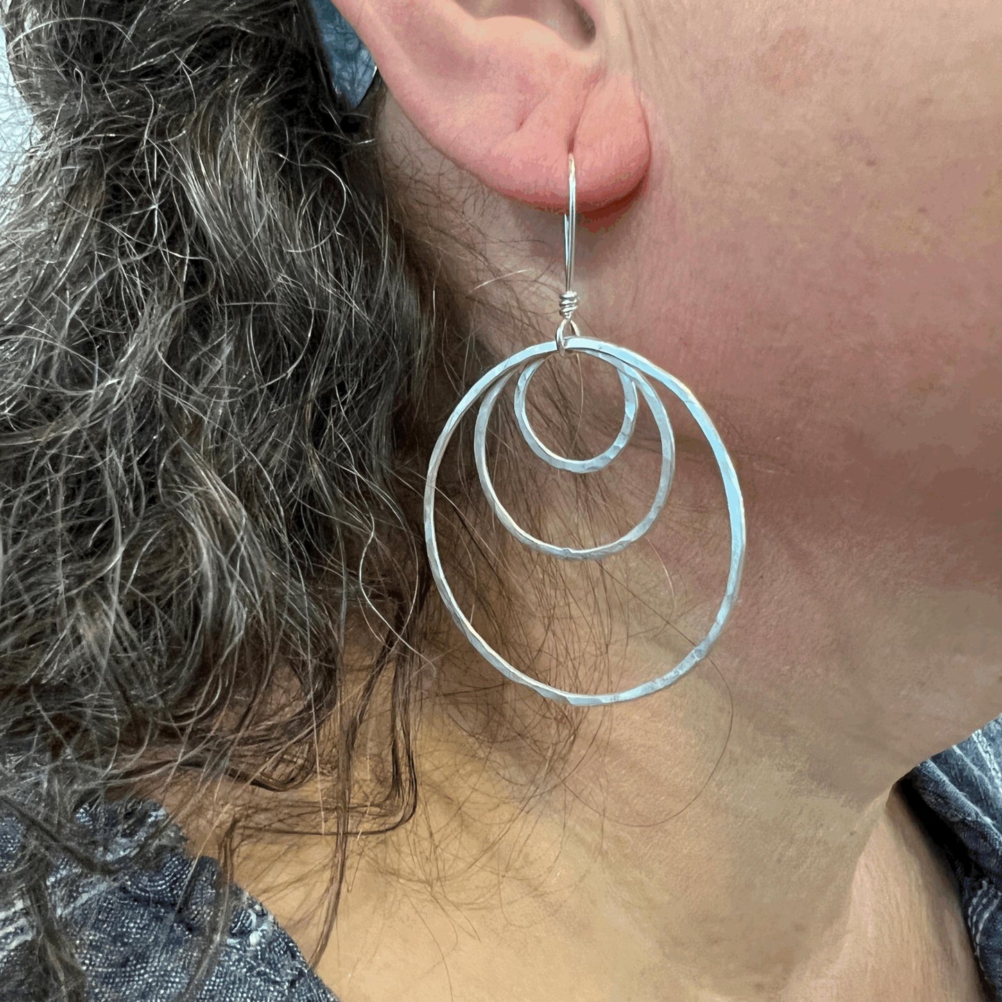 Handmade Chain: Organic Composition Earrings or Necklace - 4.5 hours