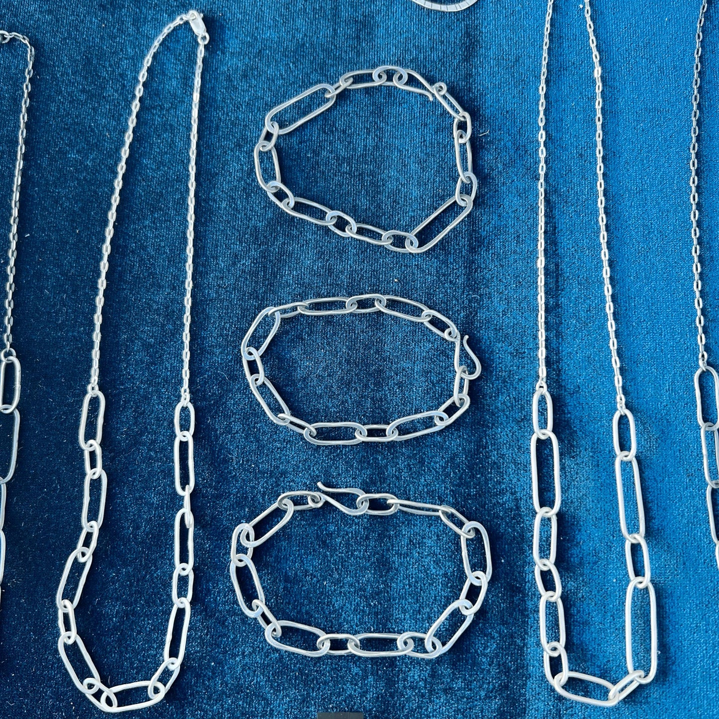 Handmade Chain: Organic Composition Earrings or Necklace - 4.5 hours