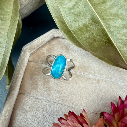 Sleeping Beauty "Swell" Ring - size 8.5