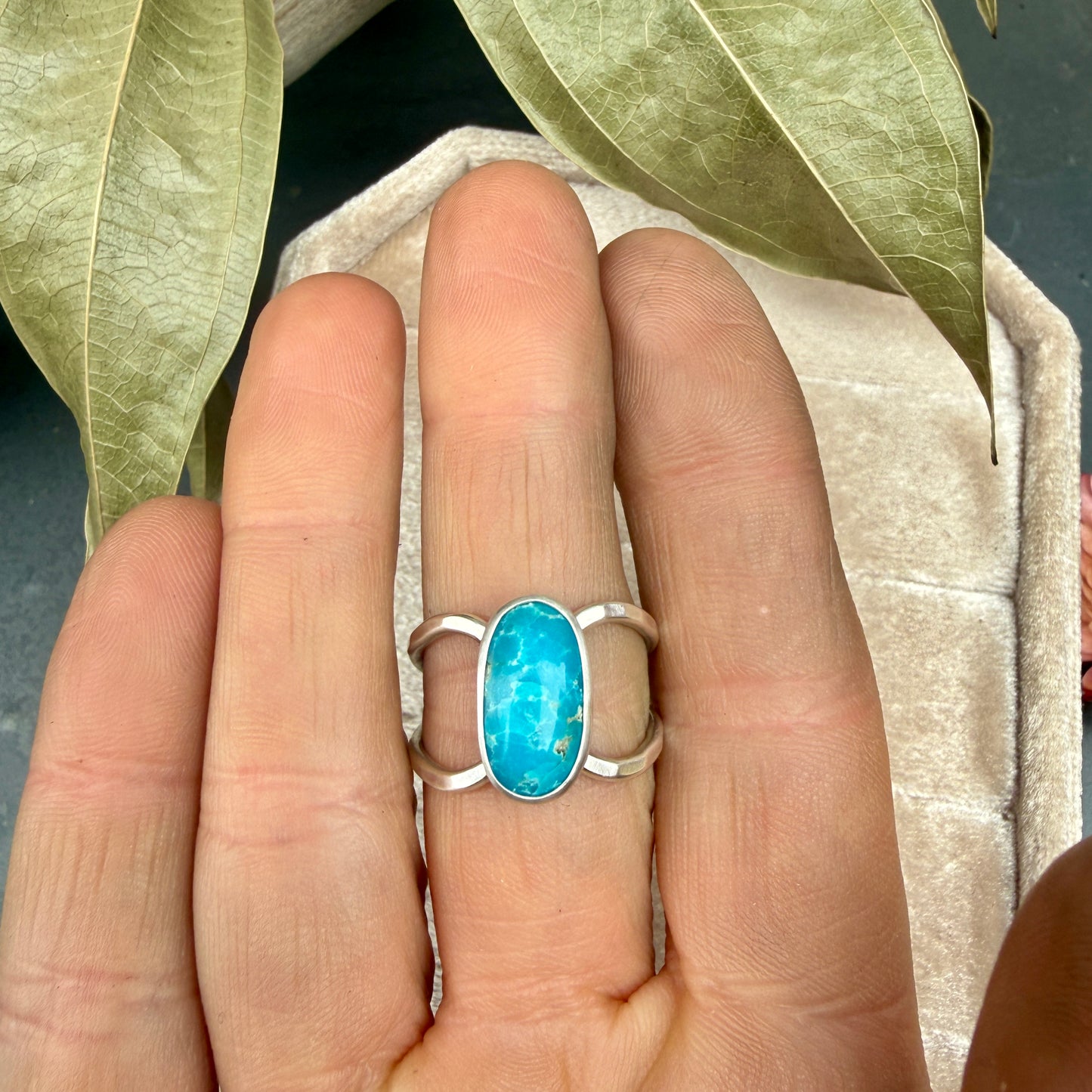 Sleeping Beauty "Swell" Ring - size 8.5