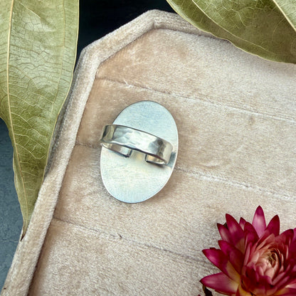 Rhodonite Statement Ring - size 7