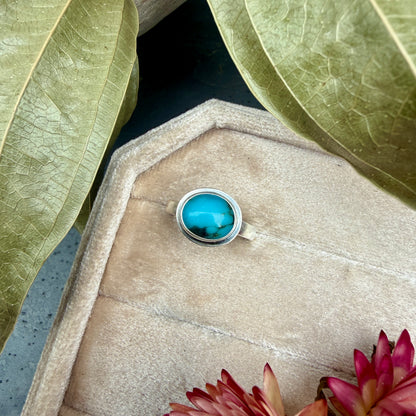 Sleeping Beauty Turquoise Ring - size 8