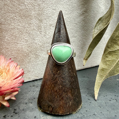 Triangle Variscite Ring - size 7