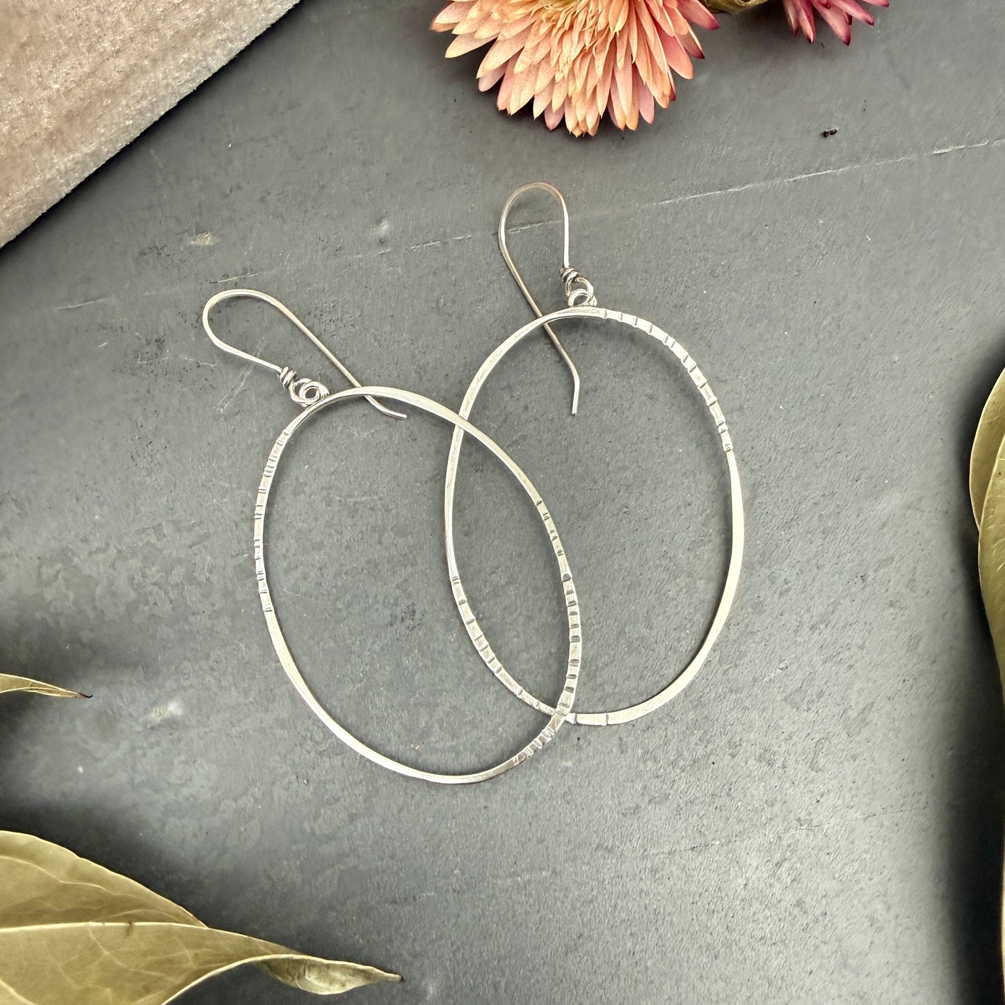 Oval Window Earrings - Variation 1