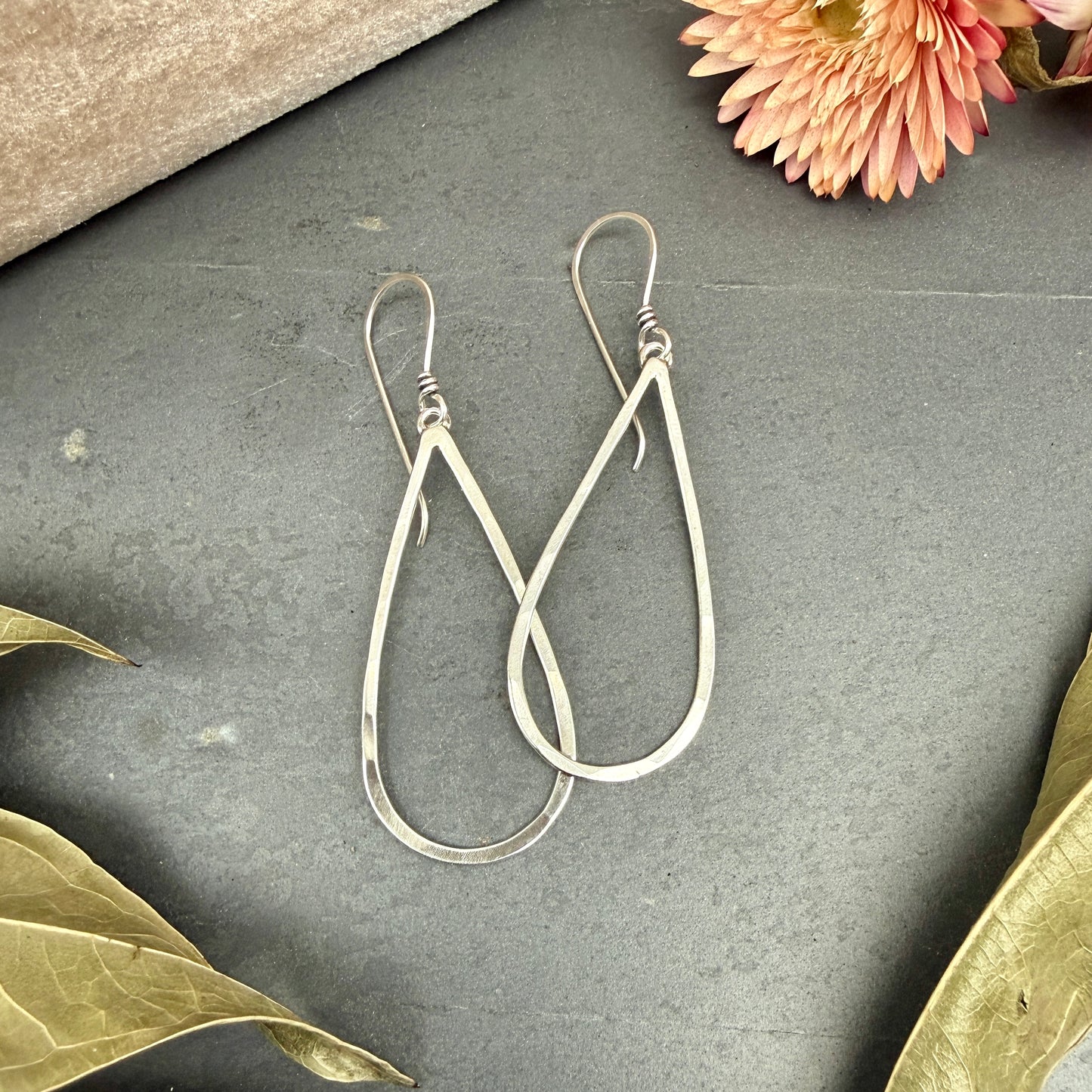 Teardrop Window Earrings