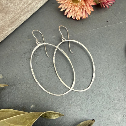 Oval Window Earrings - Variation 2