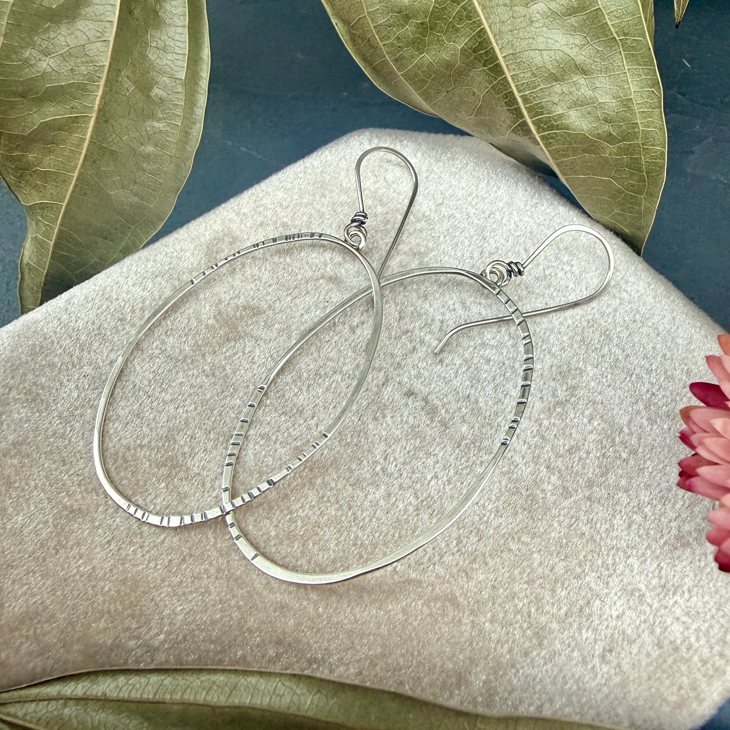 Oval Window Earrings - Variation 1