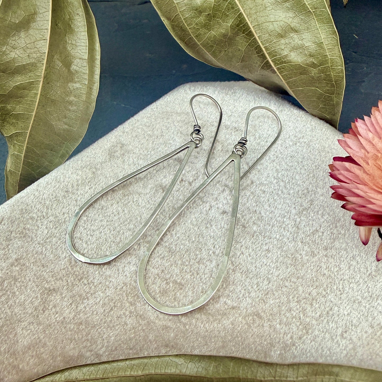 Teardrop Window Earrings