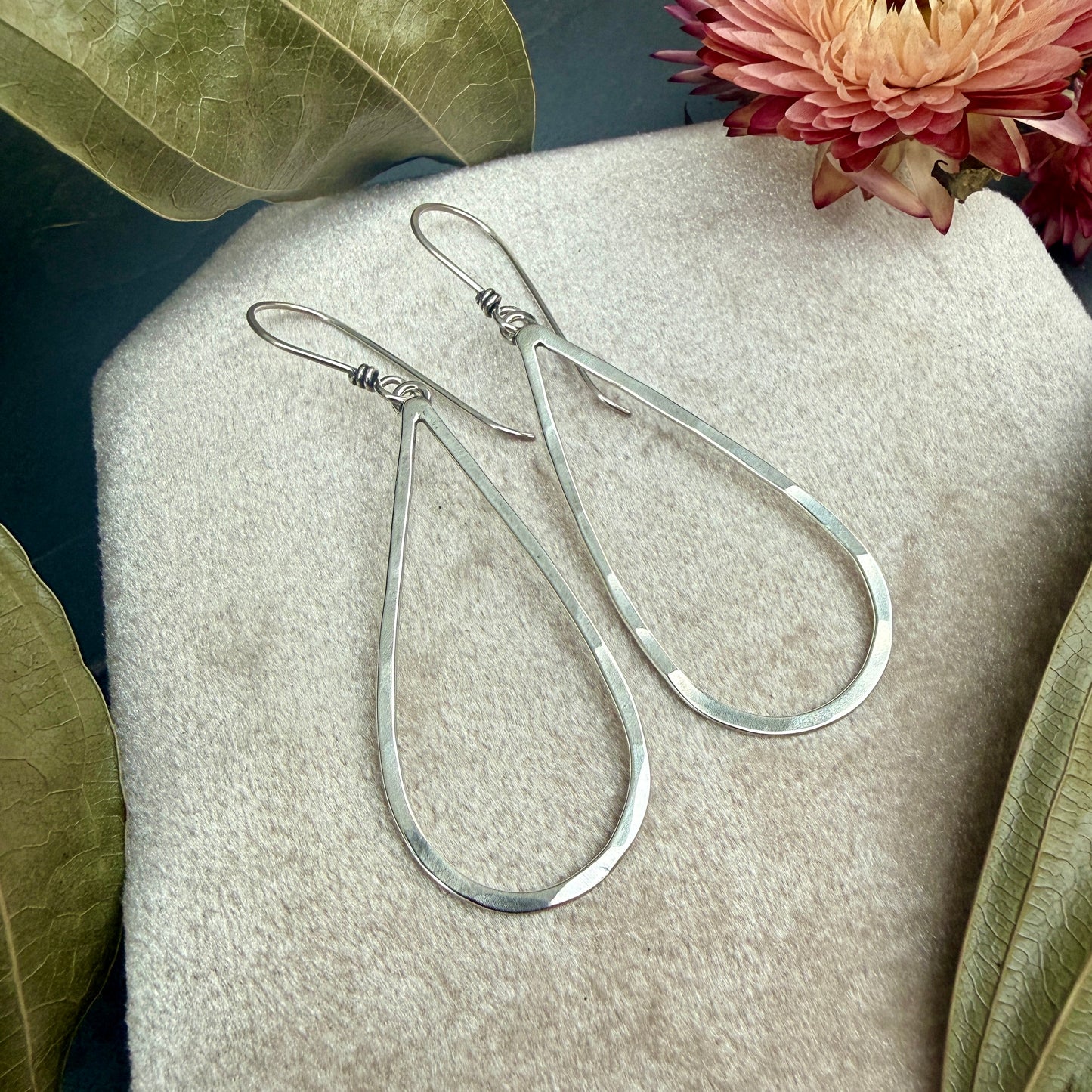 Teardrop Window Earrings