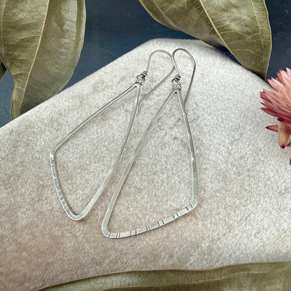 Triangle Window Earrings, Large - Variation 2