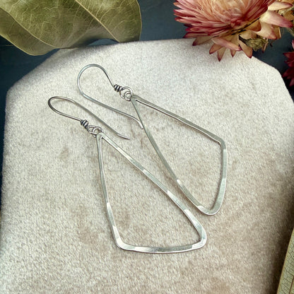 Triangle Window Earrings, Small - Variation 1