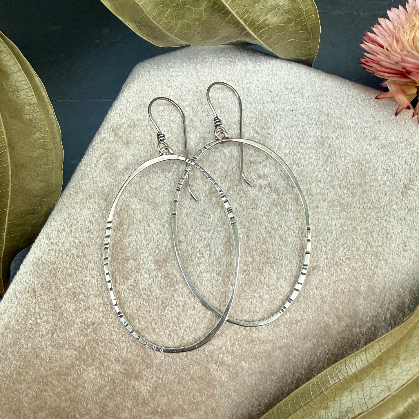 Oval Window Earrings - Variation 2