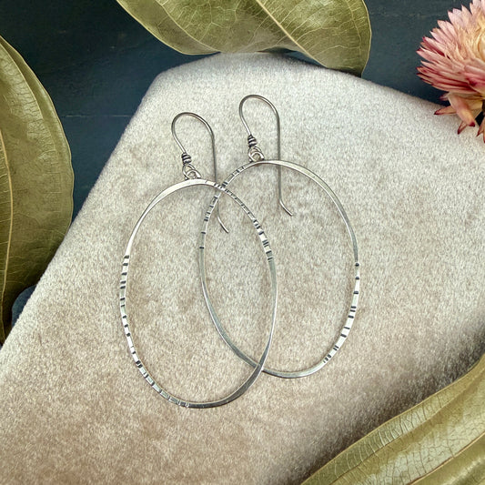 Oval Window Earrings - Variation 2