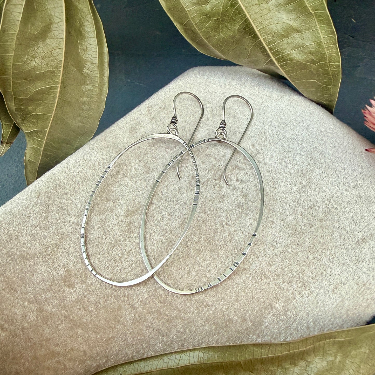 Oval Window Earrings - Variation 2
