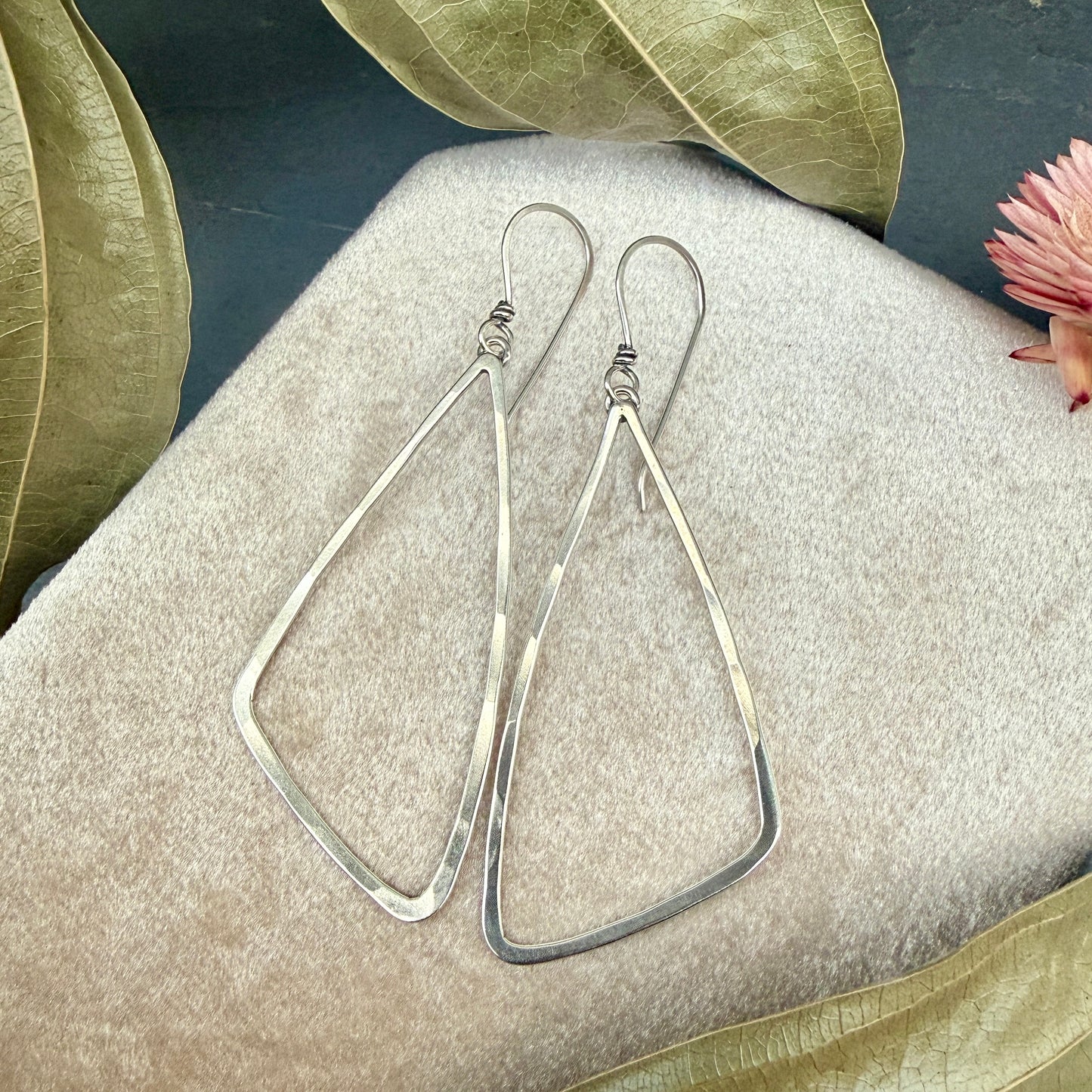 Triangle Window Earrings, Large - Variation 1