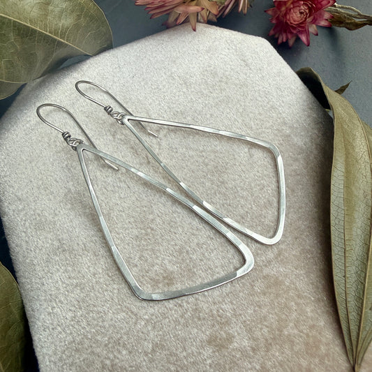 Triangle Window Earrings, Large - Variation 1