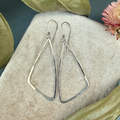 Triangle Window Earrings, Large - Variation 1