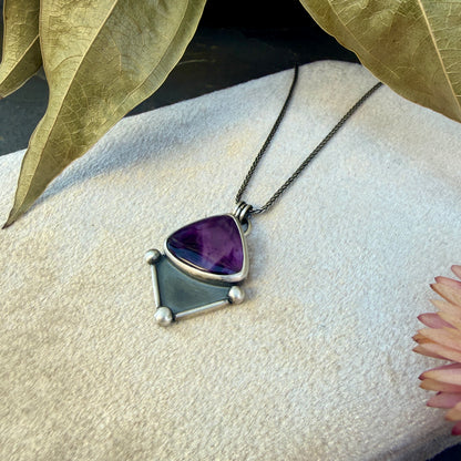 Amethyst Shadowbox Necklace