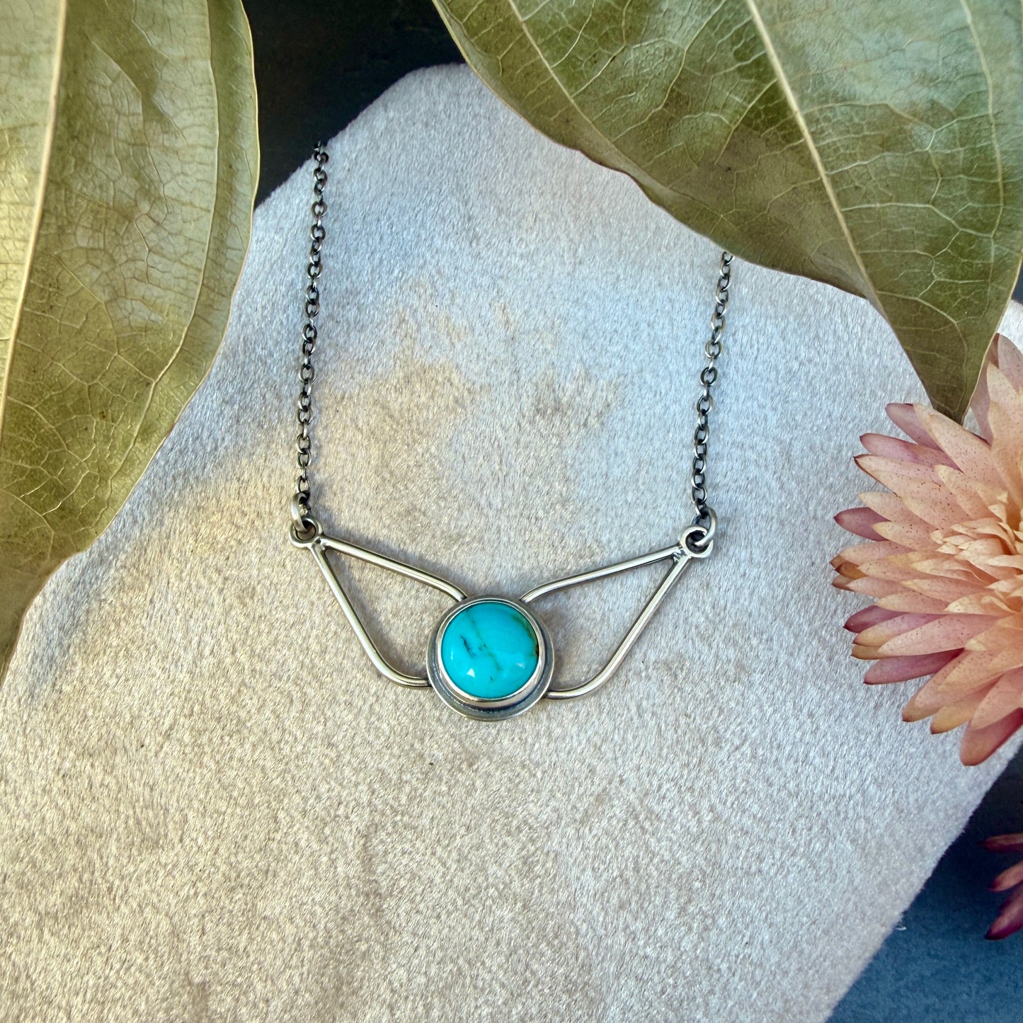 Winged Turquoise Necklace