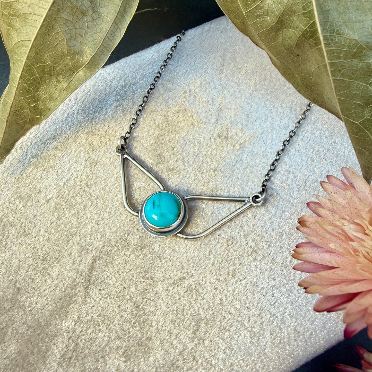 Winged Turquoise Necklace