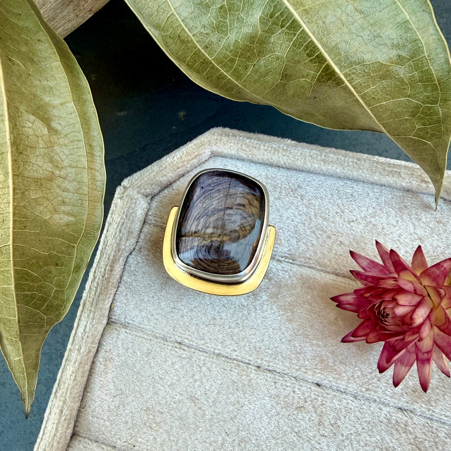 Hypersthene Ring - Size 6